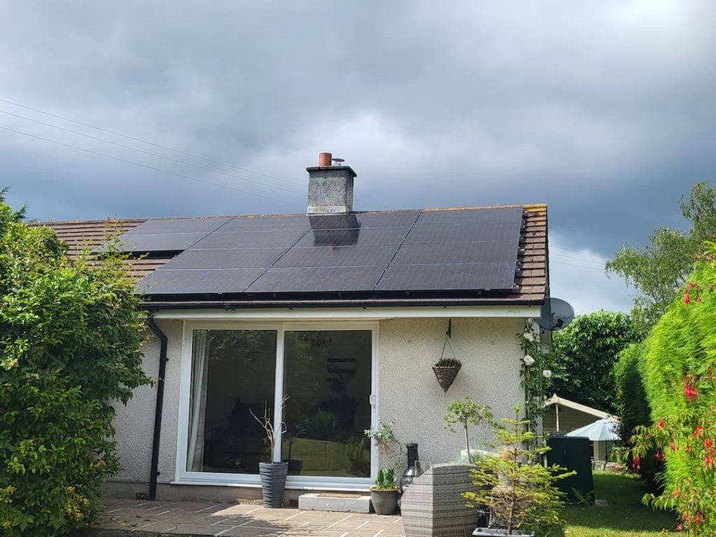 Bungalow With Solar Panels
