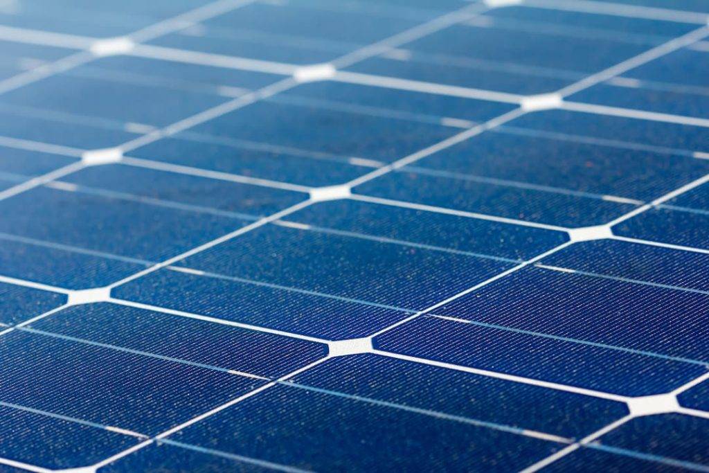 Close Up Of A Solar Panel