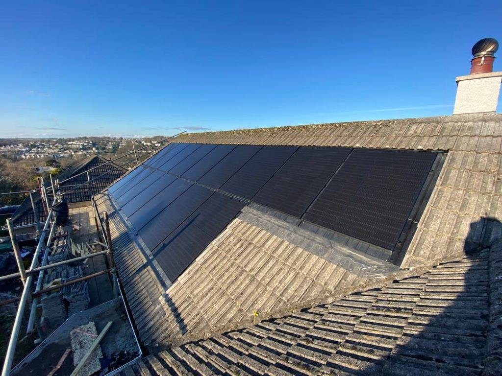 New Solar Panels On Roof